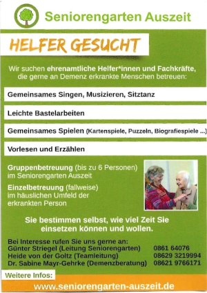 Ehrenamt Demenzbetreuung